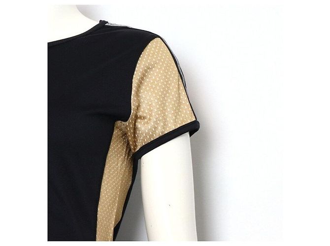 Moncler Abito Black Polyamide ABITO Shoulder Logo per donna, bambini e junior Nero - vista 3