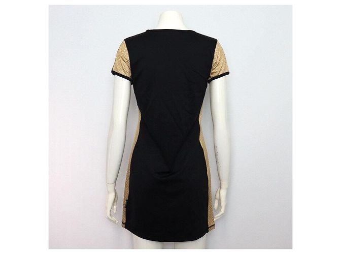 Moncler Abito Black Polyamide ABITO Shoulder Logo per donna, bambini e junior Nero - vista 4