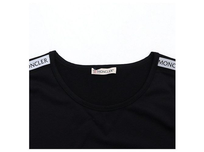 Moncler Abito Black Polyamide ABITO Shoulder Logo per donna, bambini e junior Nero - vista 5
