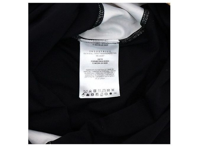 Moncler Abito Black Polyamide ABITO Shoulder Logo per donna, bambini e junior Nero - vista 7