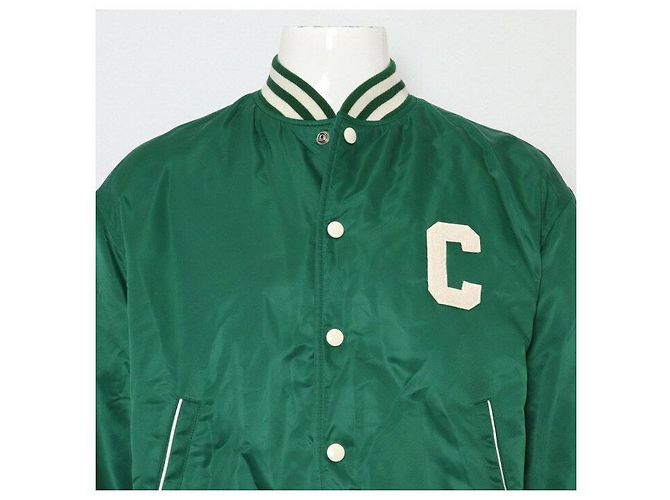 Céline Nylon Teddy Unisex Varsity Bomberjacke - Ansicht 2