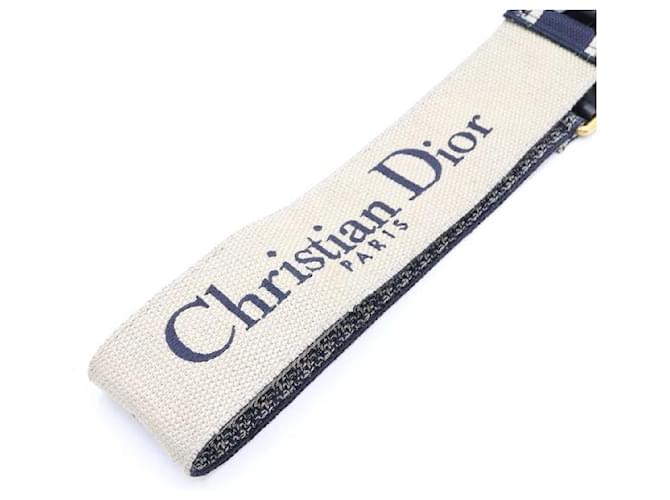 Dior Blauer bestickter Schultergurt mit Ring - Ansicht 3
