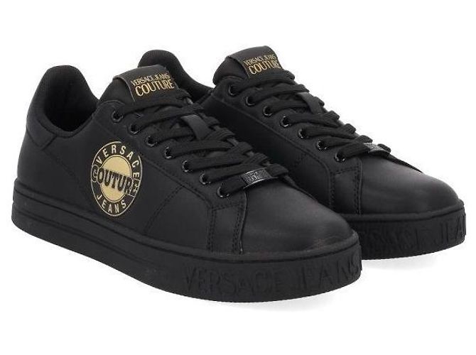 Versace Sneakers Court Nero - vista 5