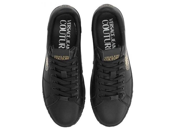 Versace Sneakers Court Nero - vista 8