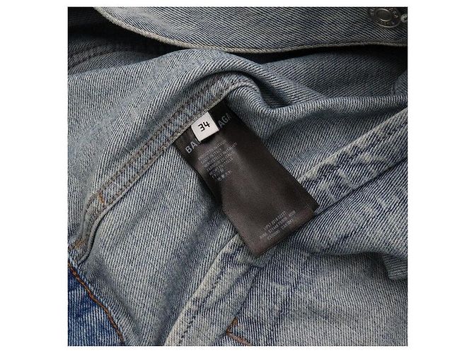 Balenciaga Denimjacke mit Initial-Logo - Ansicht 6