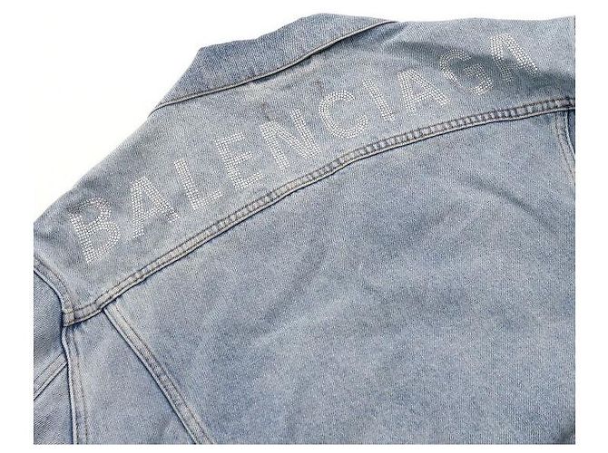 Balenciaga Denimjacke mit Initial-Logo - Ansicht 7