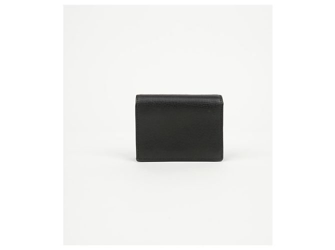 Gucci Tarjetero GG Marmont de piel Black Gold Negro - vista 3