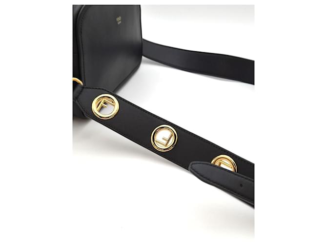 Fendi Borsa Camera in vitello nero - vista 13