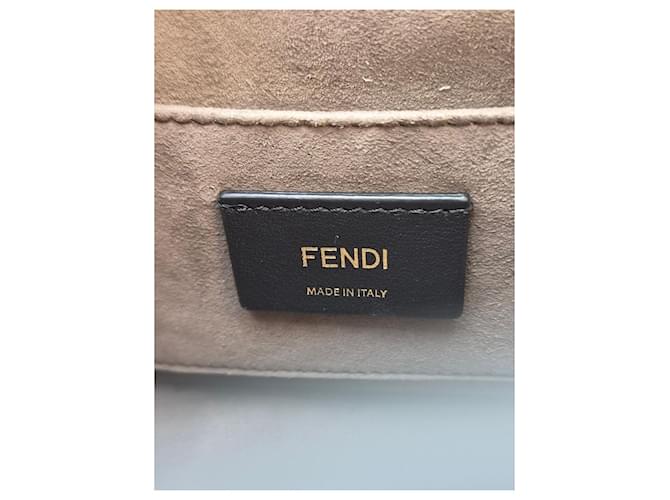 Fendi Borsa Camera in vitello nero - vista 16