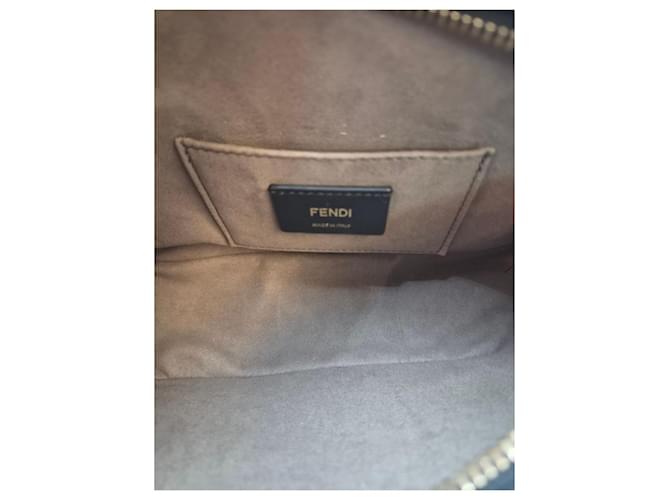 Fendi Borsa Camera in vitello nero - vista 17