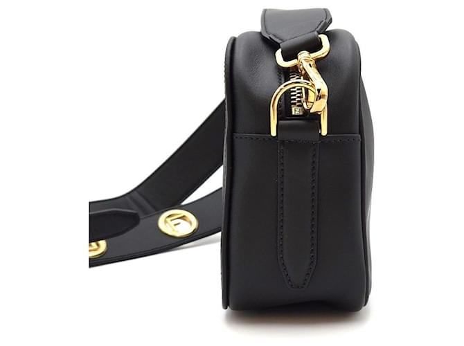 Fendi Borsa Camera in vitello nero - vista 9