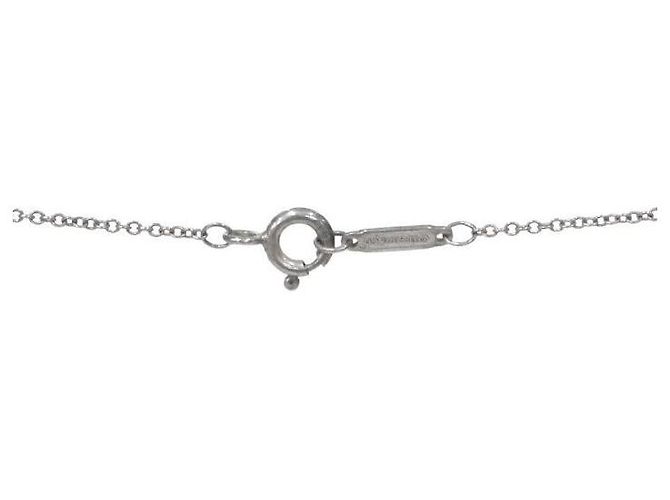Tiffany & Co Collier Argent avec Pendentif Cœur et Lettres - vue 3