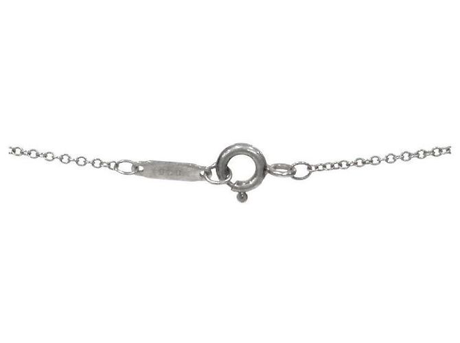 Tiffany & Co Collier Argent avec Pendentif Cœur et Lettres - vue 4