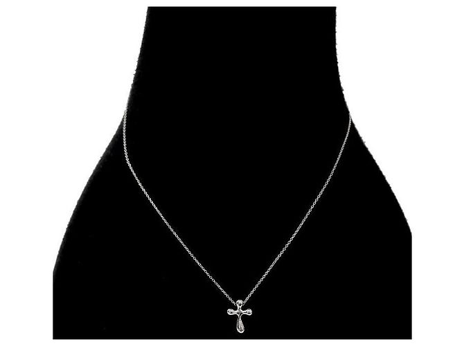 Tiffany & Co Collana Croce in Argento - vista 5
