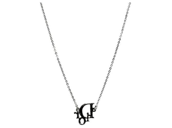 Dior Collana Silver Cubic Oblique Rosa - vista 2
