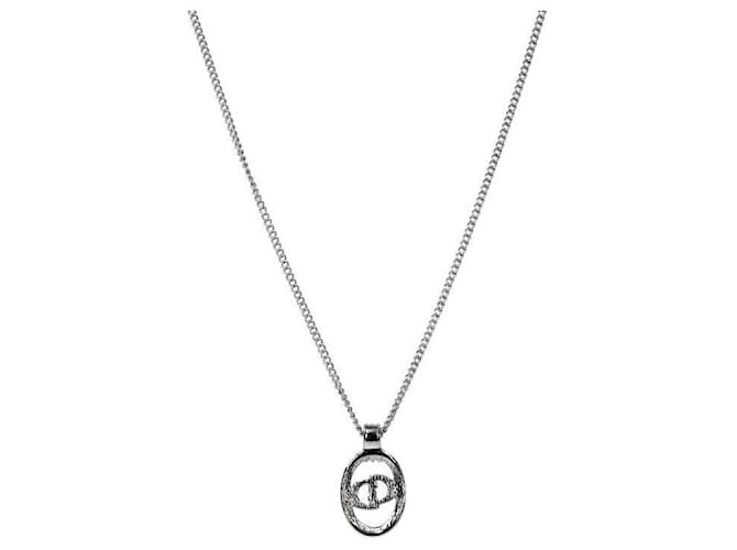 Dior Round CD Silver Halskette Silber - Ansicht 2