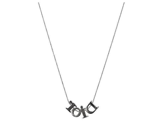 Dior Collar Cubic Revolution Silver Plata - vista 2