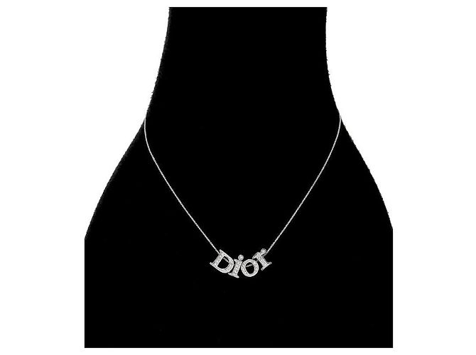 Dior Collar Cubic Revolution Silver Plata - vista 5