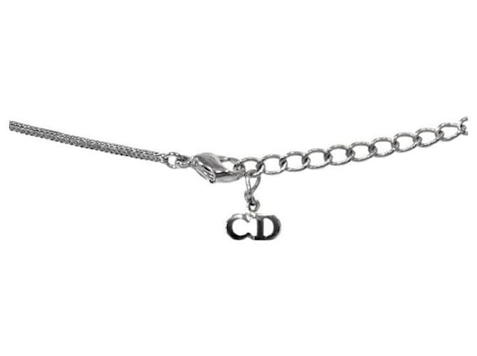 Dior Cubic CD Silver Halskette Silber - Ansicht 3