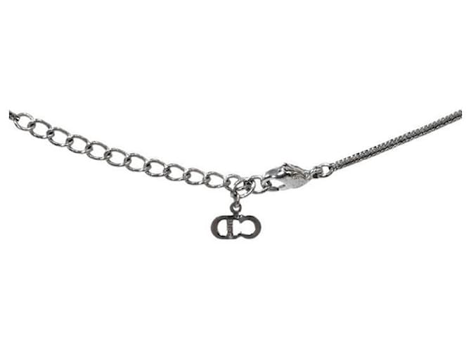 Dior Cubic CD Silver Halskette Silber - Ansicht 4