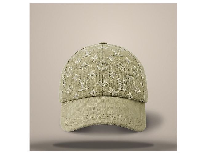 Louis Vuitton Gorra de denim Castaño - vista 2