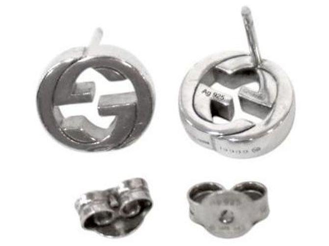 Gucci Orecchini intrecciati in argento - vista 4
