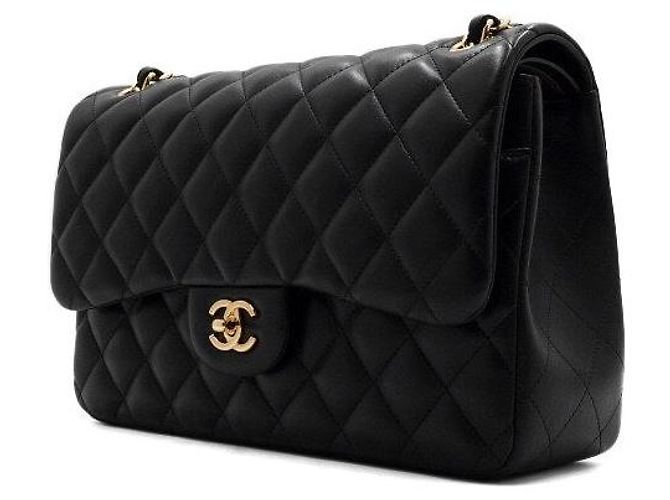 Chanel Borsa a tracolla con catena dorata Nero - vista 3