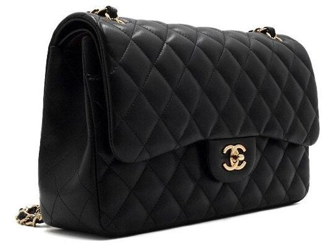 Chanel Borsa a tracolla con catena dorata Nero - vista 4