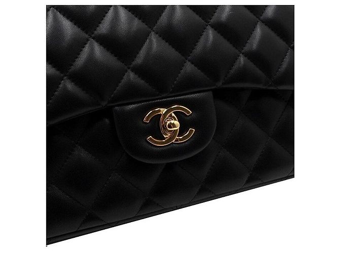Chanel Borsa a tracolla con catena dorata Nero - vista 9