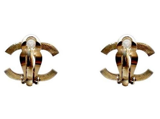 Chanel Twist CC Ohrringe Golden - Ansicht 3
