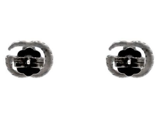 Gucci Orecchini in argento a doppia catena - vista 3