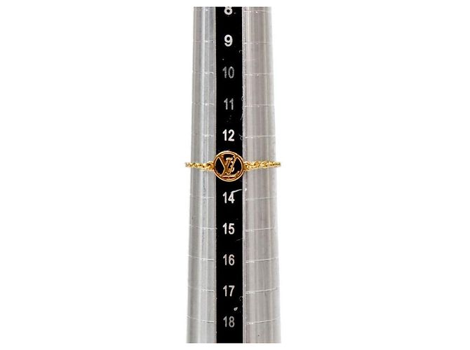 Louis Vuitton Anello Blooming Strass Misura D'oro - vista 5