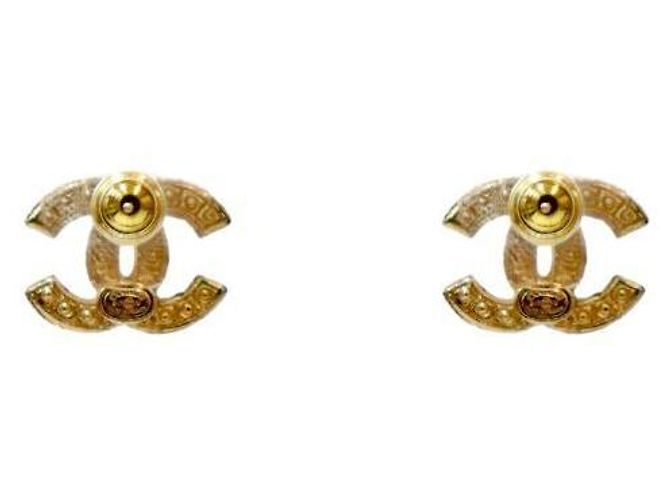 Chanel Pendientes de perlas y circonitas Dorado - vista 3