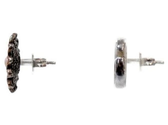 Gucci Double Flower Silver Earrings - view 2