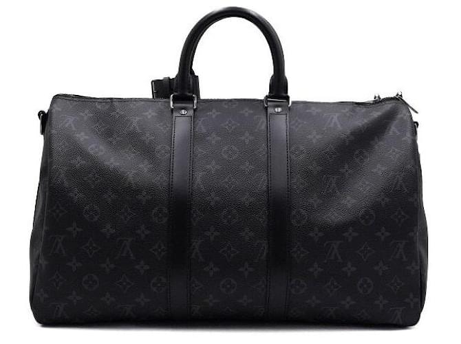 Louis Vuitton Monogram Eclipse Keepall Tote Bag und Schultertasche Mehrfarben - Ansicht 4