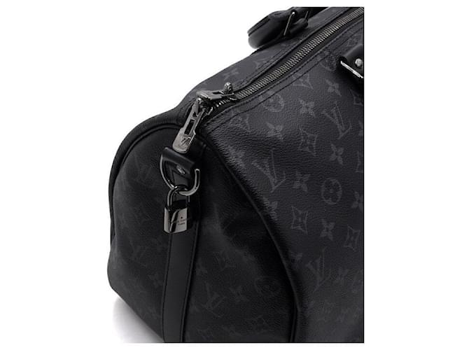 Louis Vuitton Monogram Eclipse Keepall Tote Bag und Schultertasche Mehrfarben - Ansicht 9