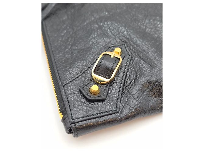 Balenciaga Clutch Classic Motor Black - vista 10