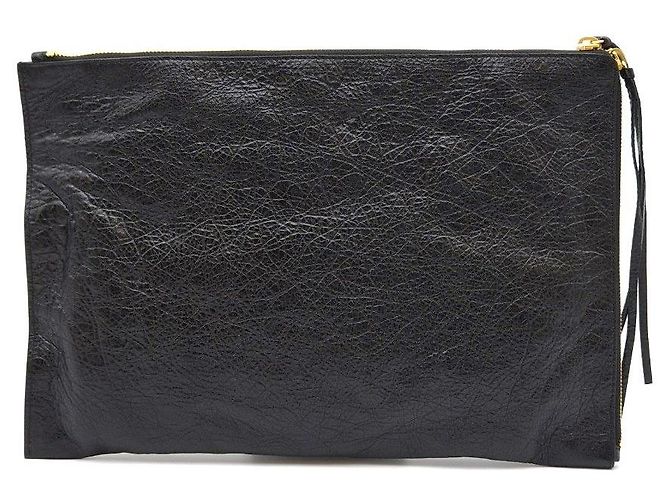 Balenciaga Clutch Classic Motor Black - vista 3