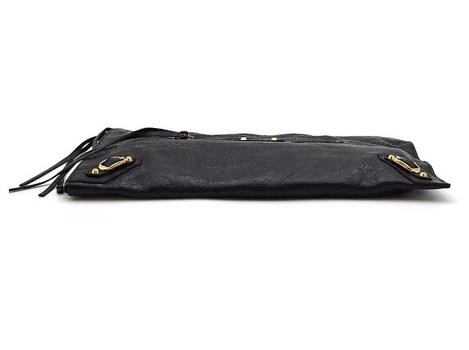 Balenciaga Clutch Classic Motor Black - vista 9