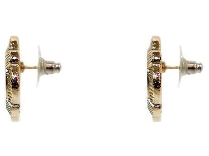 Chanel Orecchini Heart CC Gold Nero - vista 2