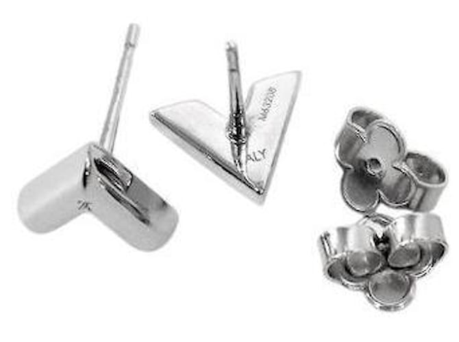 Louis Vuitton Pendientes Essential Silver Plata - vista 4