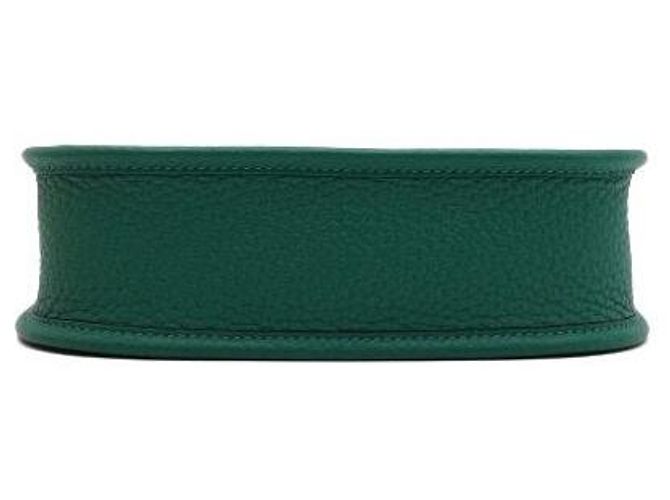 Hermès Borsa a tracolla e crossbody Evelyne TPM Amazon Vert Vertigo Clémence Silver Argento - vista 9