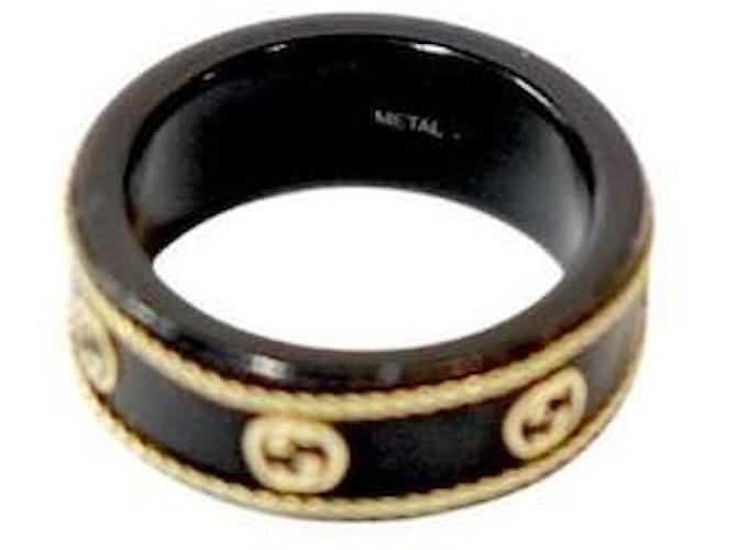 Gucci Anello Gold Icon Nero - vista 6