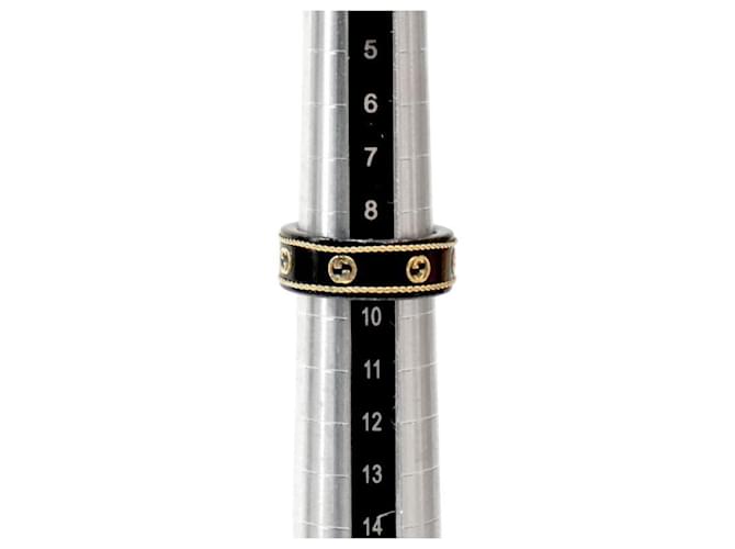 Gucci Anello Gold Icon Nero - vista 7