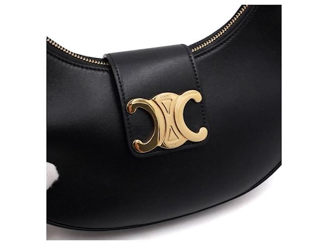 Céline Borsa a spalla Medium Triomphe Ava Nero - vista 8
