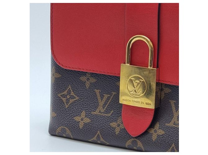 Louis Vuitton Saco Tote Monogram Vermelho - vista 7