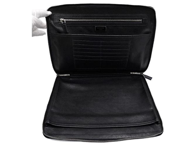 Prada Custodia per laptop in Saffiano Blu - vista 5