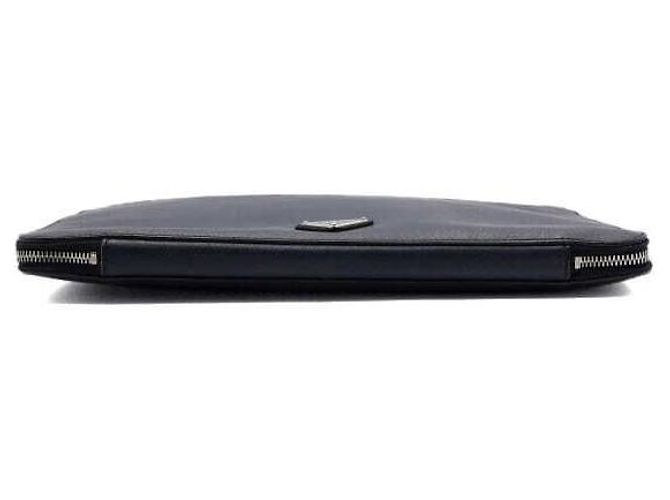 Prada Custodia per laptop in Saffiano Blu - vista 6