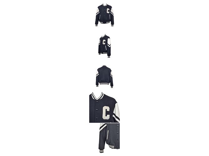 Céline Giacca Teddy Nera Bianco - vista 2