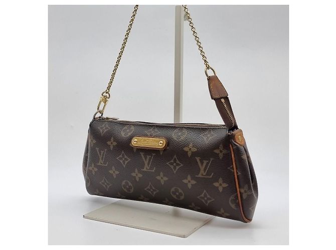 Louis Vuitton Monogram Eva Clutch Schultertasche Schwarz - Ansicht 6
